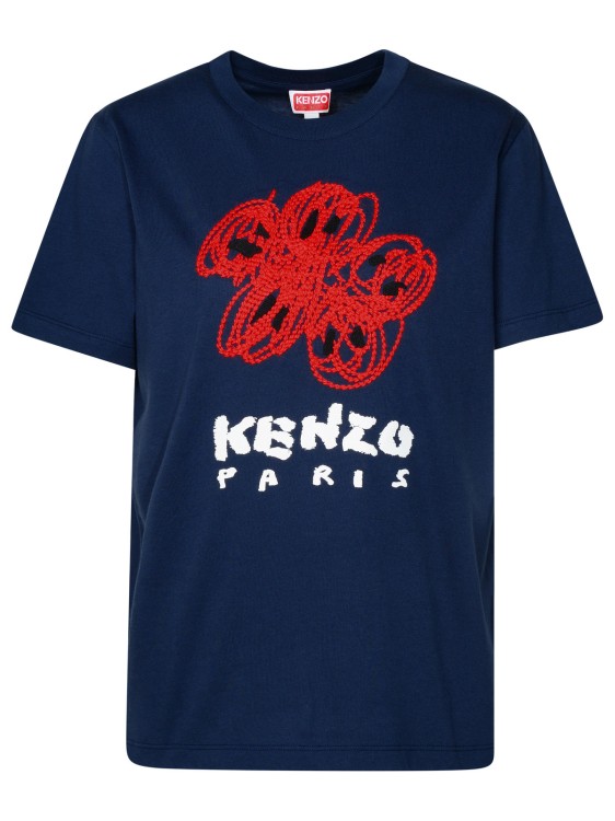 Kenzo Blue Cotton T-shirt