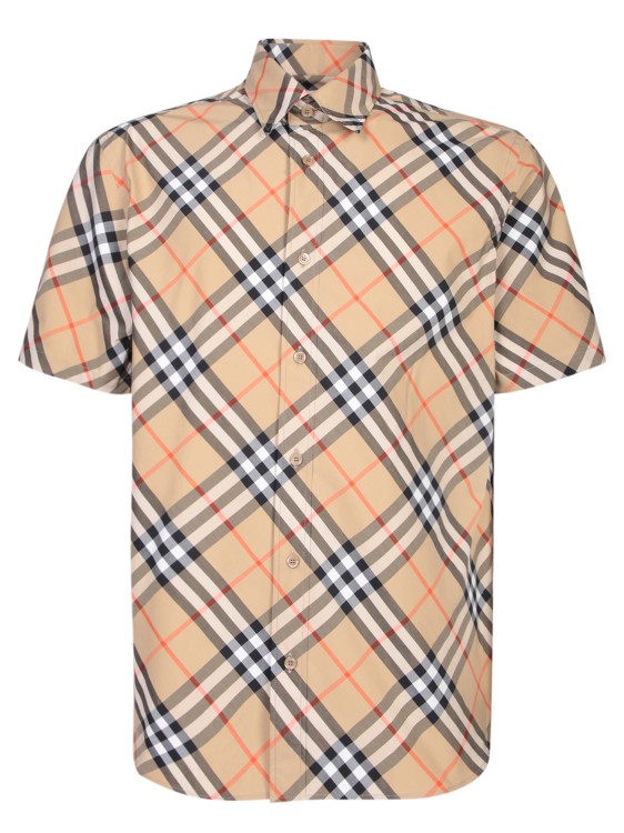 Burberry Short-sleeve Shirt In Brown