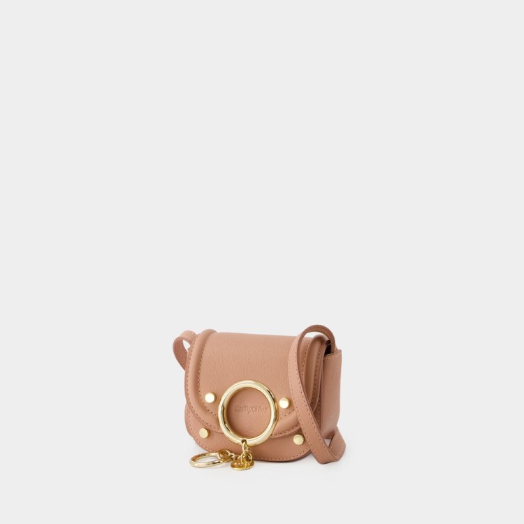 Shop See By Chloé Mara Crossbody - Leather - Coffee Pink In Brown