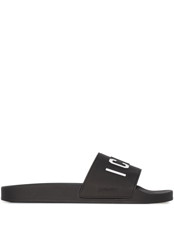 Shop Dsquared2 Black Flip Flop