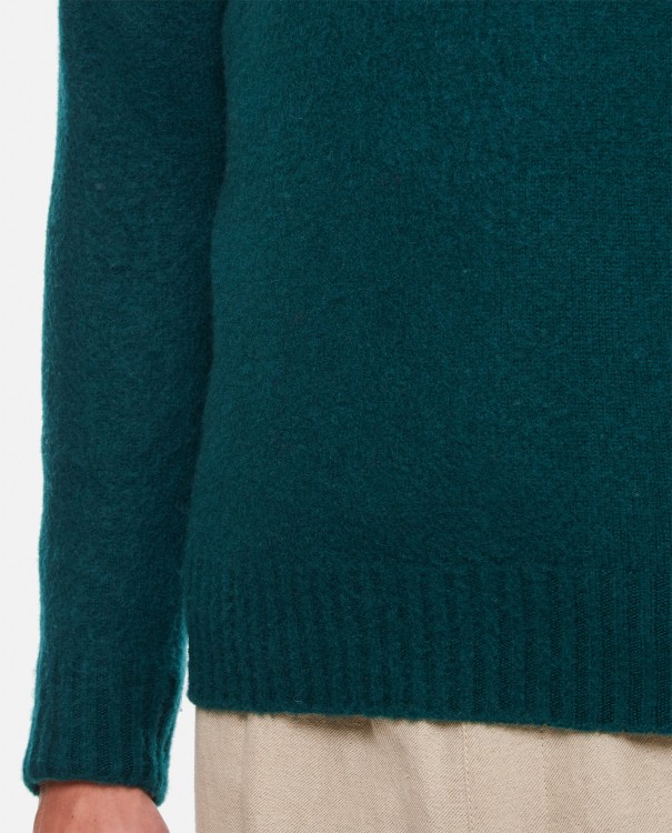 Shop Drumohr Crewneck Wool Sweater In Black