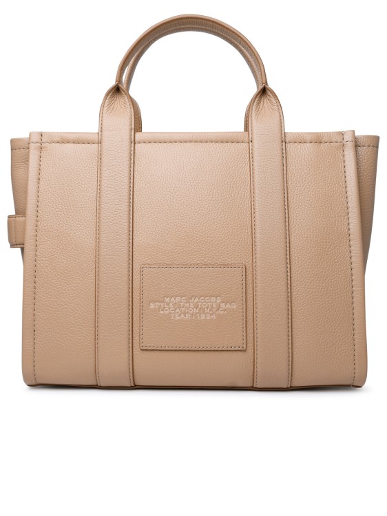 Shop Marc Jacobs (the) Medium 'tote' Camel Leather Bag In Brown