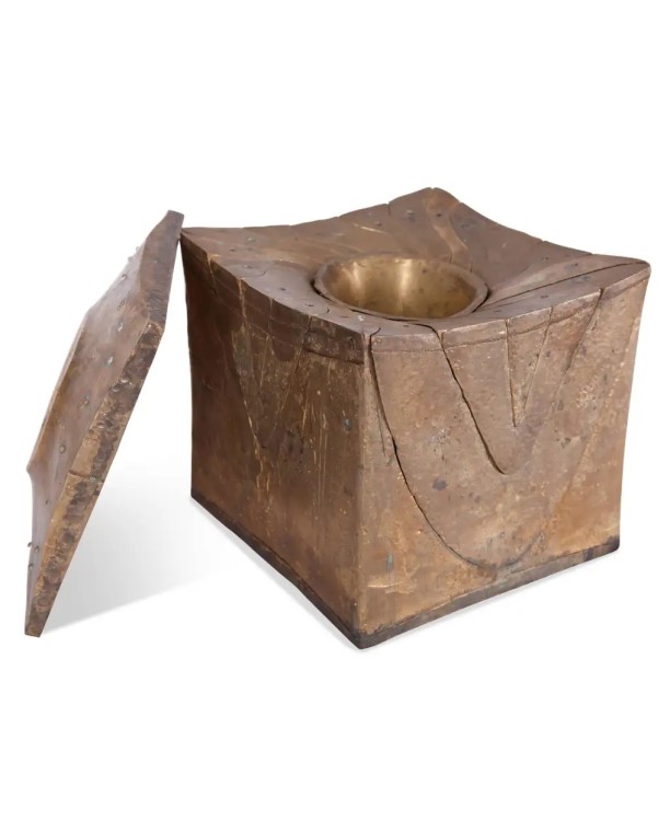 Shop Unknown Solid Brass Cube Shaped Puzzle / Artwork In Not Applicable