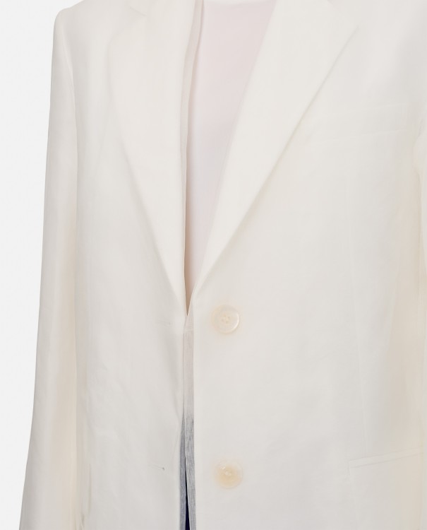 Shop Sportmax Acacia Single Breasted Blazer In White