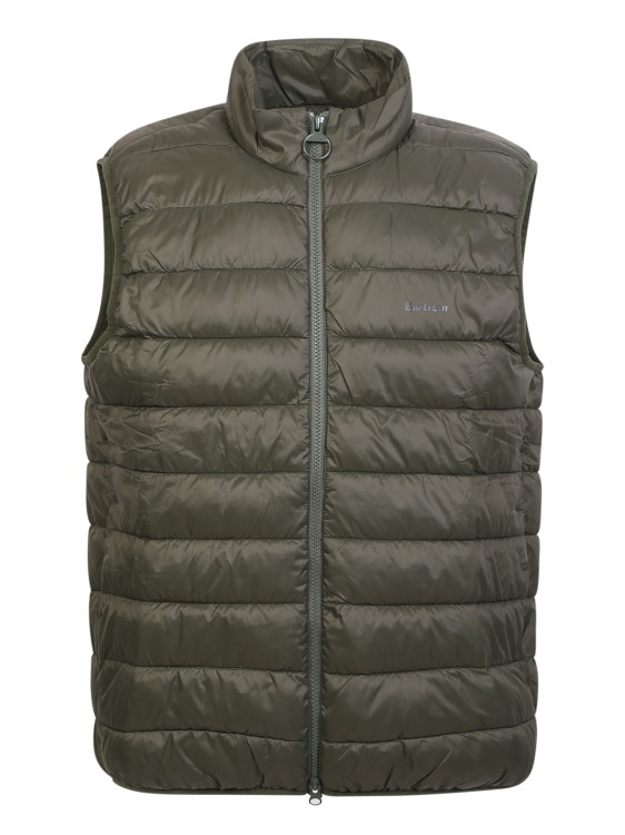 Barbour Padded Polyamide Vest In Green