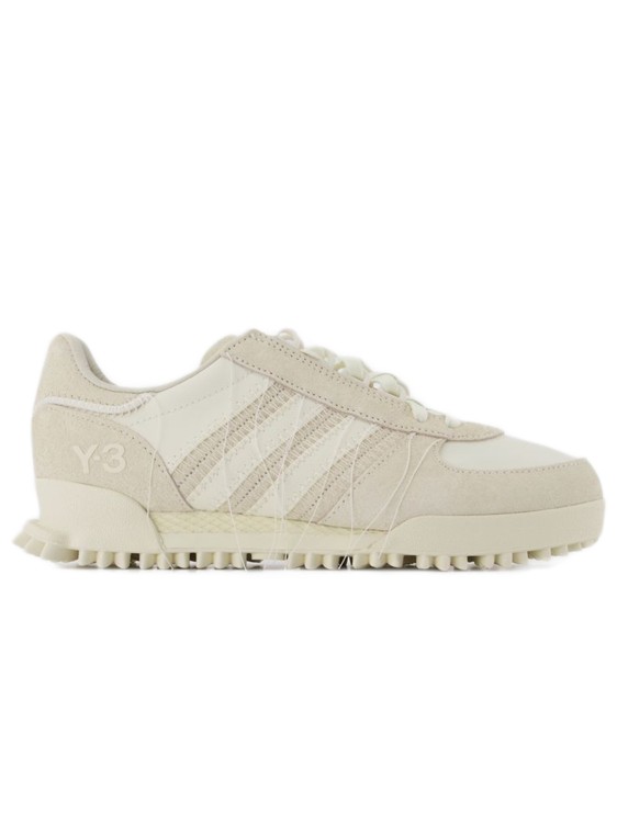 Y-3 Marathon Tr Sneakers - Off-white - Leather In Neutrals