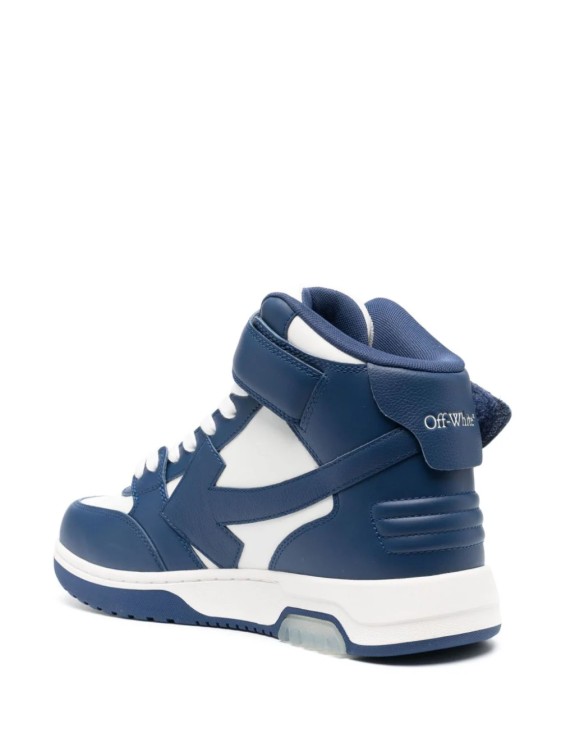Shop Off-white Sneakers Out Of Office Mid-top Blue/white