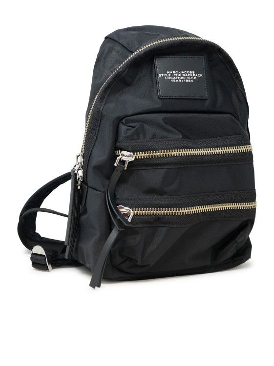 Shop Marc Jacobs Black Nylon The Medium Backpack