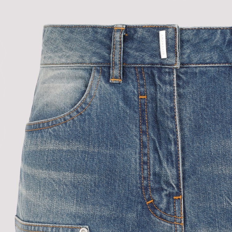 Givenchy Deep Blue Cotton Jeans In Blue