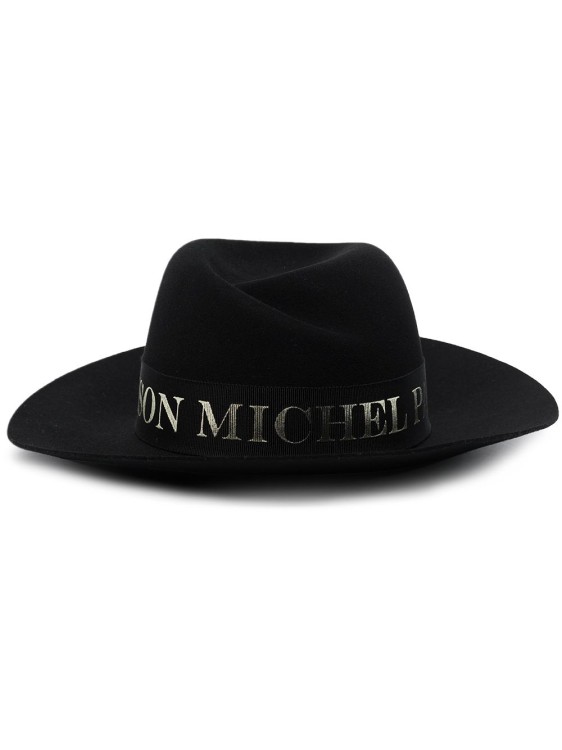 Maison Michel Black Fedora Virginie Hat
