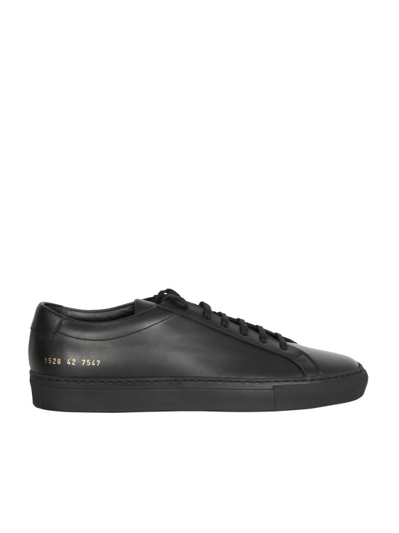 Common Projects Achilles Leather Sneakers In Black