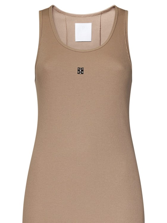 Shop Givenchy Knit Tank Dress In Pink