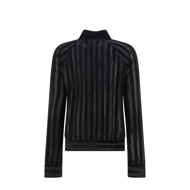 Shop Balmain High-neck Logo Sweater In Black