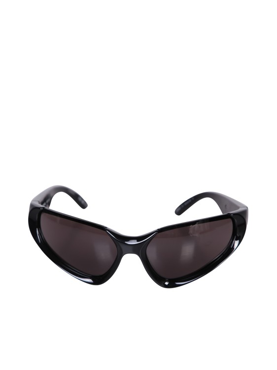Balenciaga Black Acrylic Sunglasses
