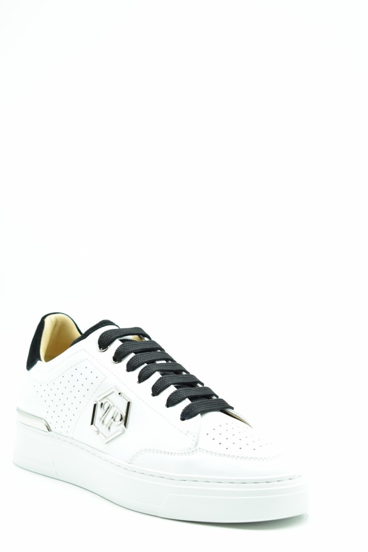 Shop Philipp Plein Multicolor Women's Sneakers In White