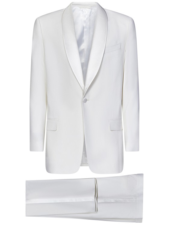 Shop Givenchy White Wool And Mohair Evening Suit