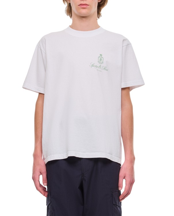 Sporty And Rich Vendome Cotton T-shirt In White