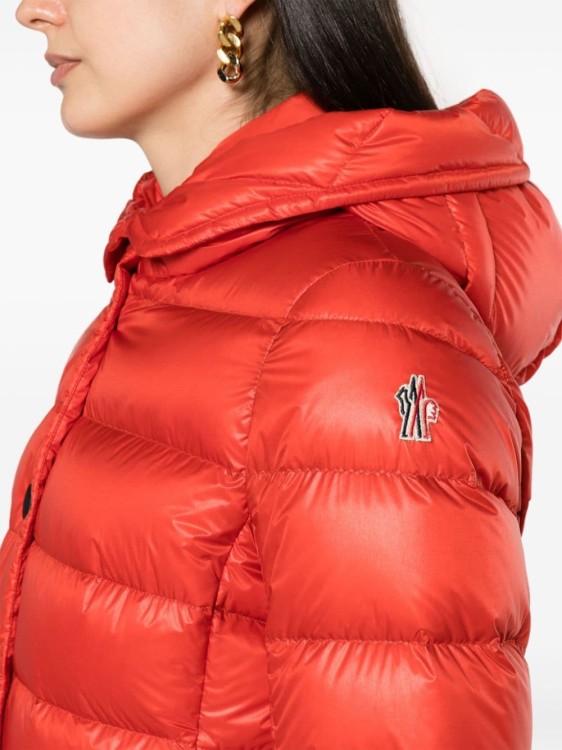 Shop Moncler Puffer Jacket In Red