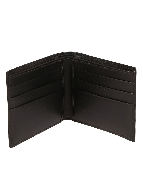 Shop Dolce & Gabbana Logo-patch Folded Leather Wallet In Black