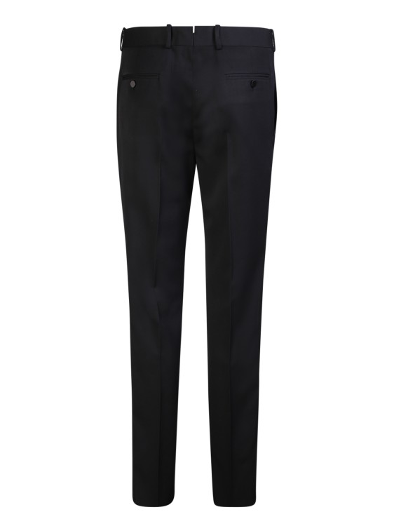 Alexander Mcqueen Tailored Cigarette Trousers In Black