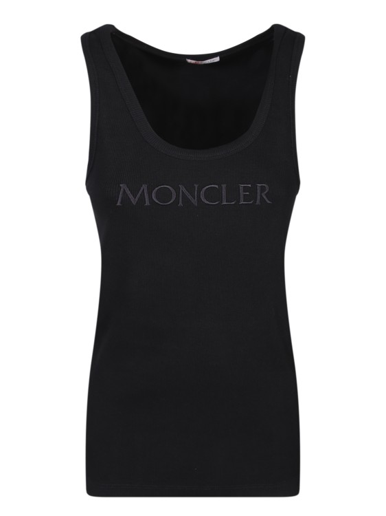 Moncler Cotton Tank Top By  In Black