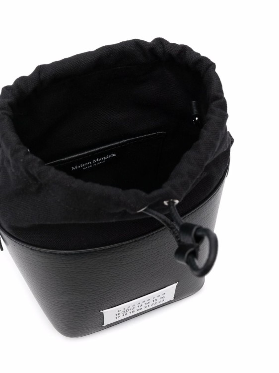 Shop Maison Margiela Bucket Bag In Black