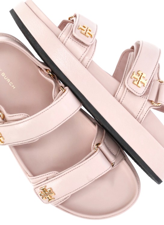 Shop Tory Burch Pink Leather Sandals