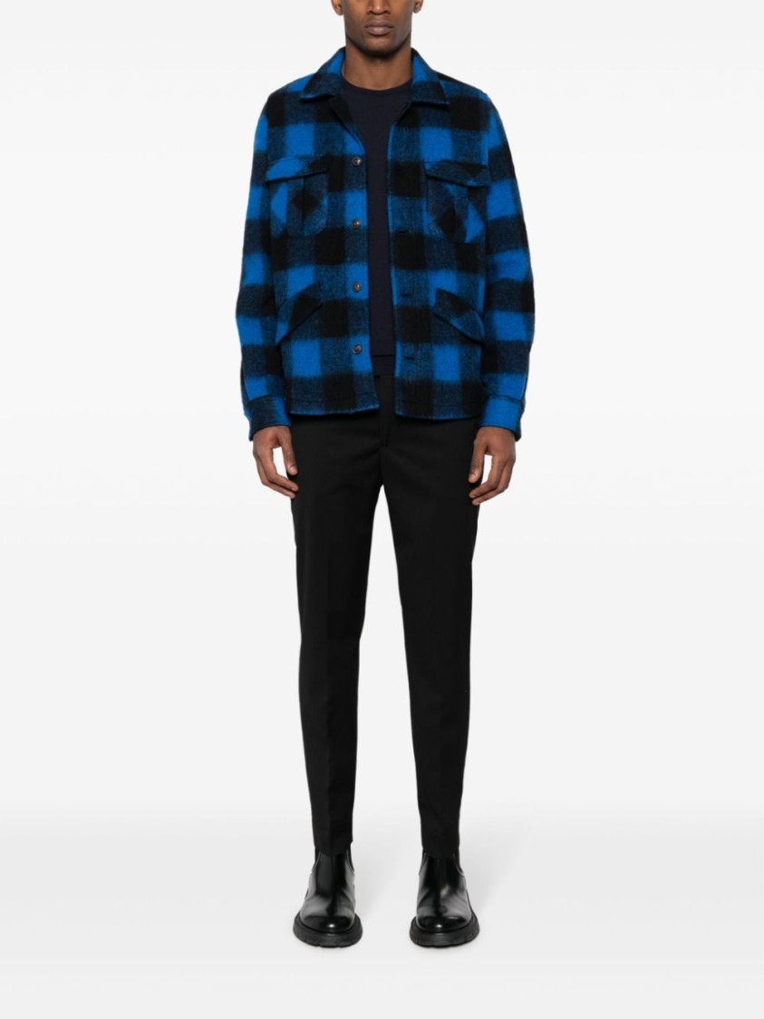 John Smedley Blue Merino Jumper In Black