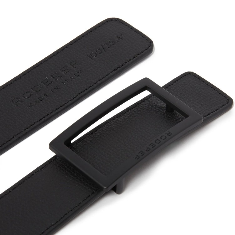 Shop Roderer Ace Reversible Belt In Black