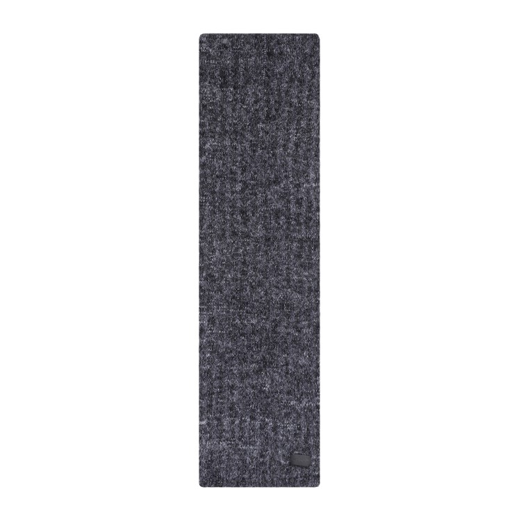 Saint Laurent Echarpe Maille Anthracite Wool Beanie In Gray