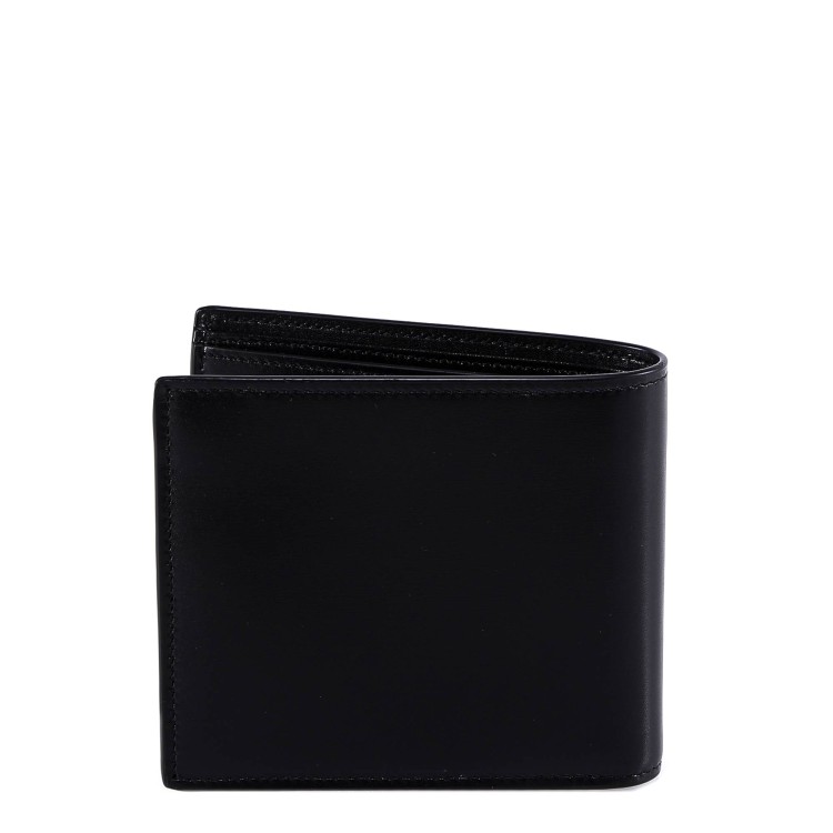 Shop Saint Laurent Leather Wallet In Black
