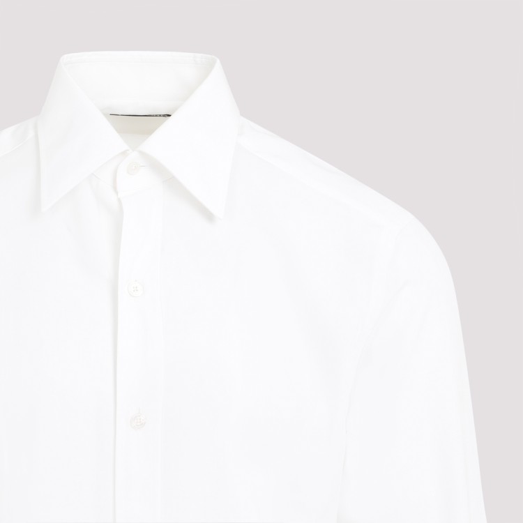 Shop Tom Ford Ivory Lyocell Shirt In Neutrals