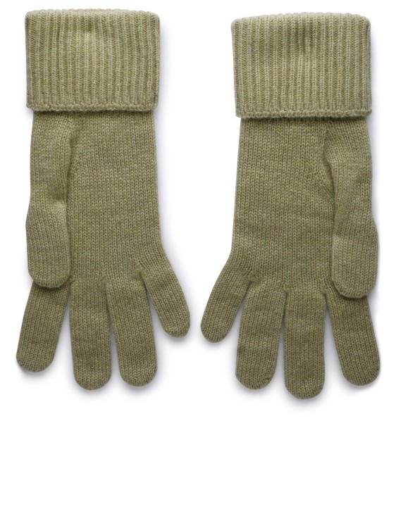Shop Burberry Beige Cashmere Blend Gloves In Brown
