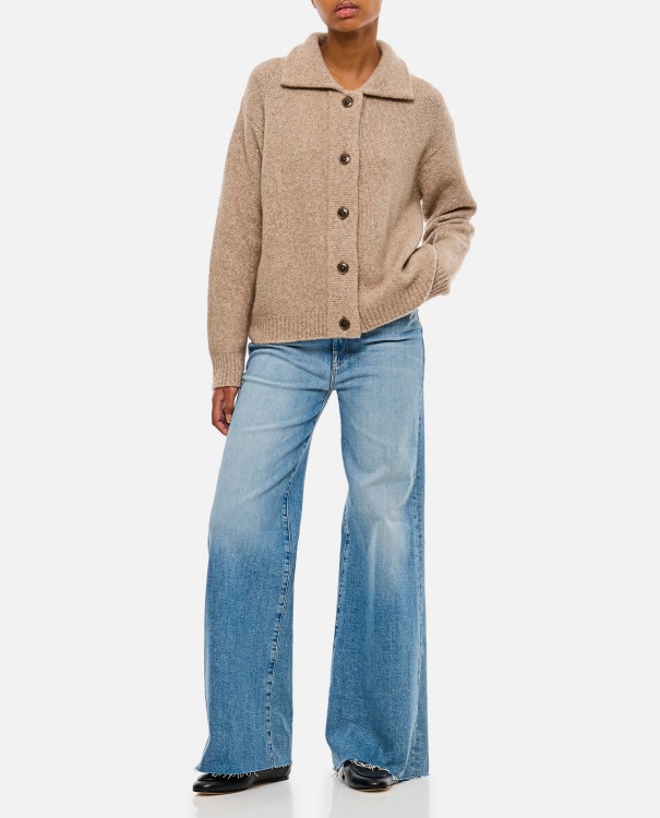 Lisa Yang Edda Cashmere Cardigan In Brown