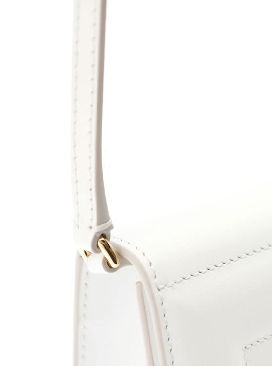 Shop Dolce & Gabbana White Embossed Crossbody Bag