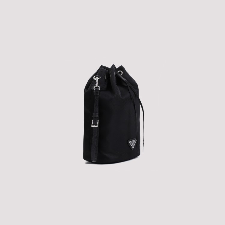 Prada Re-nylon Pouch In Black