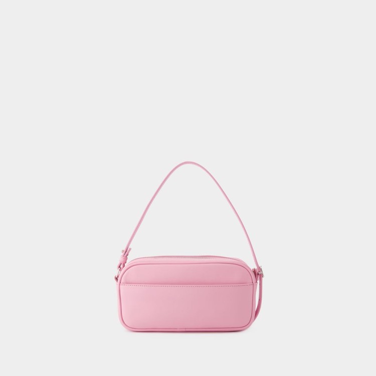 Shop Courrèges Baguette Hobo Bag - Leather - Candy Pink