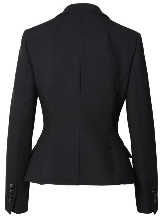 Shop Dolce & Gabbana Blazer In Black Wool Blend