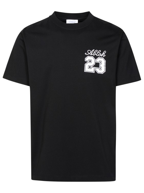 Shop Off-white Logo 23 T-shirt In Black