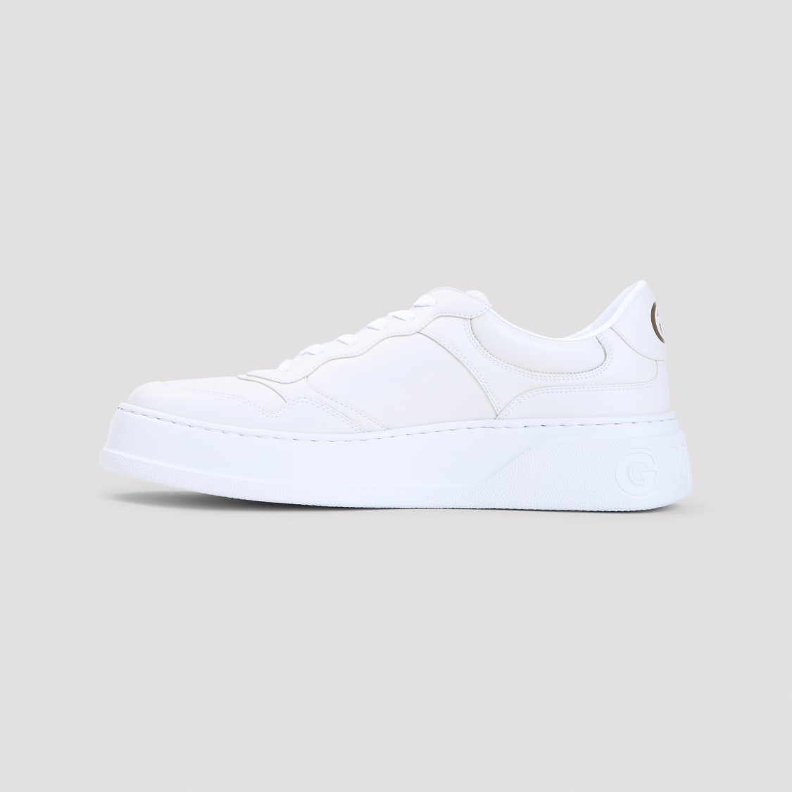 Gucci White Sneakers For Kids With Logo In White