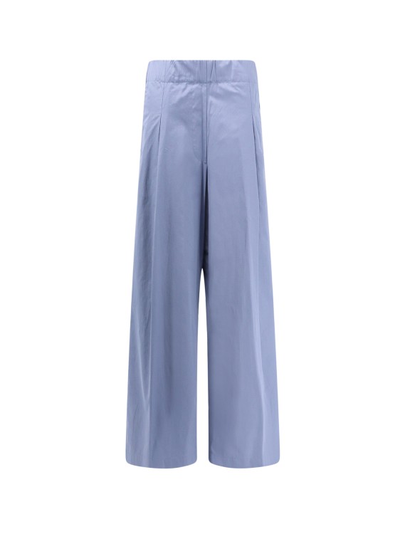 Shop Dries Van Noten Cotton Trouser With Frontal Pinces In Blue