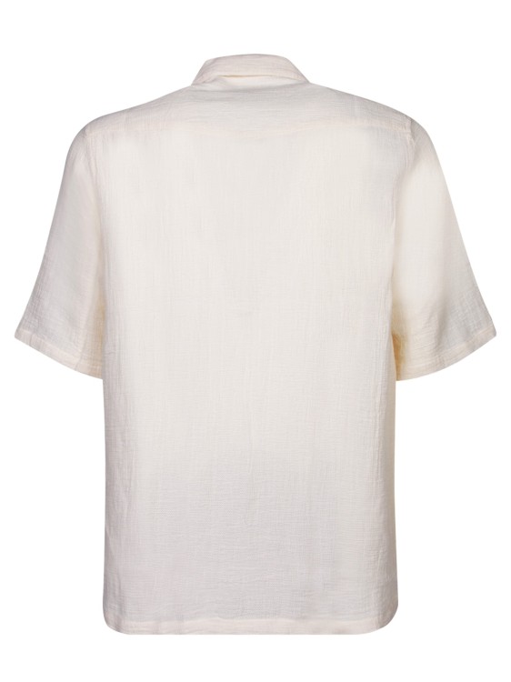 Shop Officine Generale Cotton Shirt In Neutrals