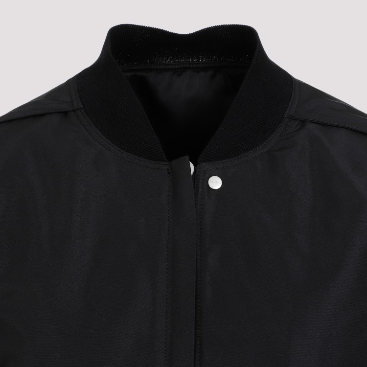 Shop Rick Owens Collage Black Polyester Bomber