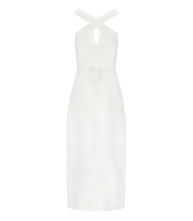 Shop Max Mara Beachwear Stelvio White Dress
