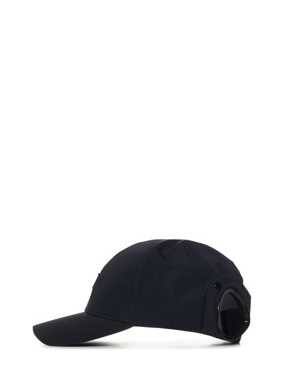Shop C.p. Company Blue Chrome-r Nylon Baseball Cap In Black