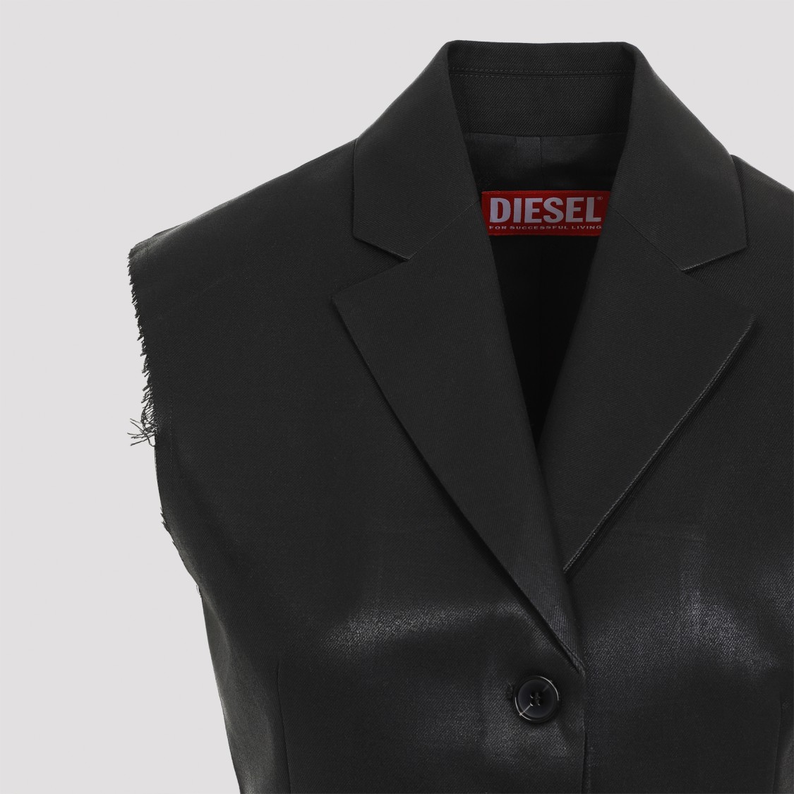 Shop Diesel G-baryt Vest In Black