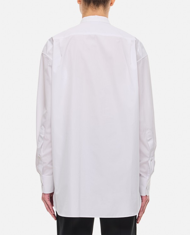 Shop Stella Mccartney Plastron Shirt In White
