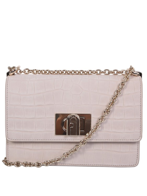 1927 Mini Ballerina Turtledove Cross Body Bag by Furla in Neutrals