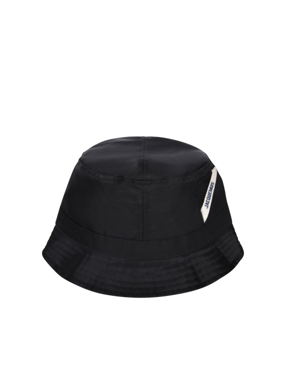 Jacquemus Nylon Hat In Black