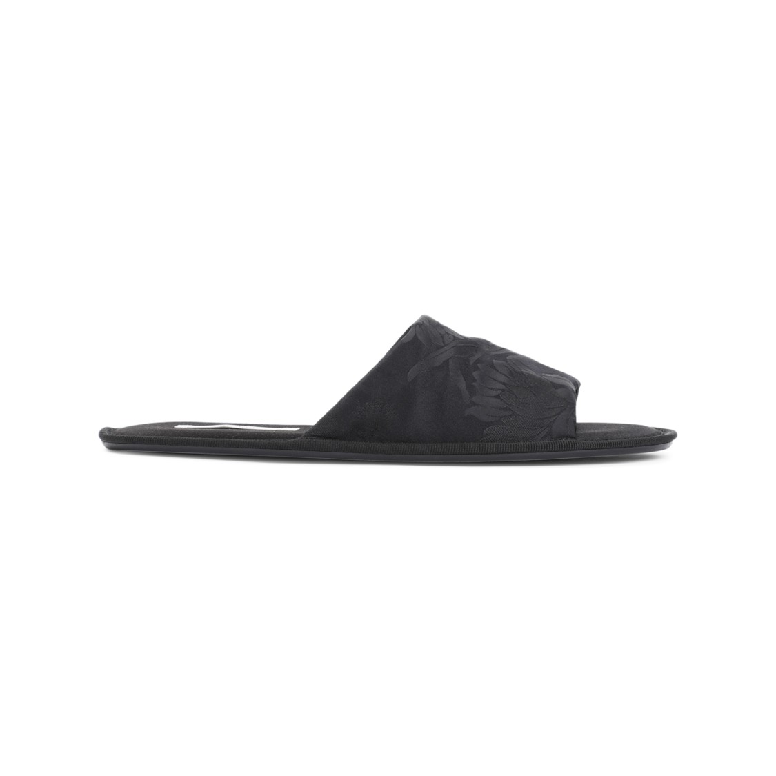 Shop The Row Frances Open Toe Slippers In Black